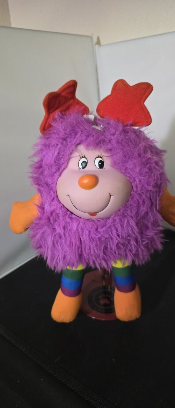 Vintage 1983 Rainbow Brite 12” Sprite Pink Dee Lite Plush Stuffed Mattel Rare